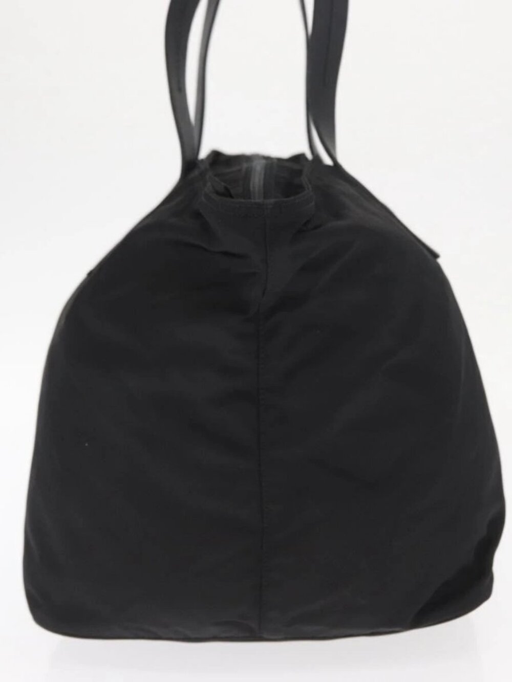 PRADA Tote Bag Nylon Black Silver Auth - Picture 15 of 16